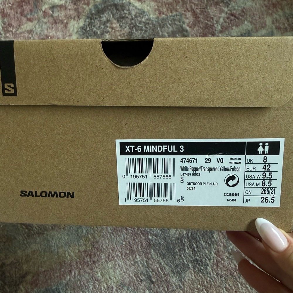 NEW Salomon XT-6 Mindful 3 M 8.5 W 9.5 - Picture 2 of 11
